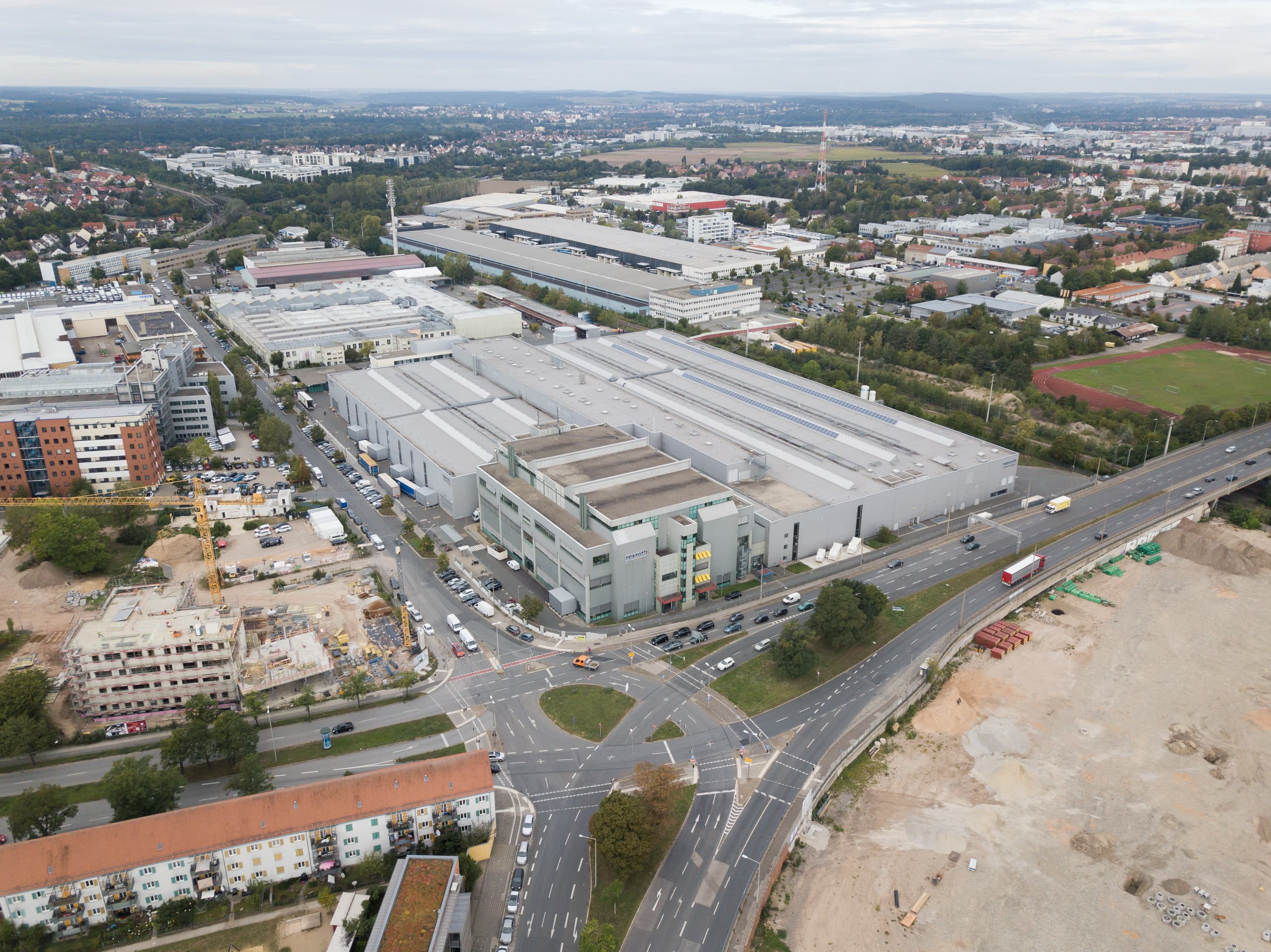 Fertigungshalle Windkraftanlagen