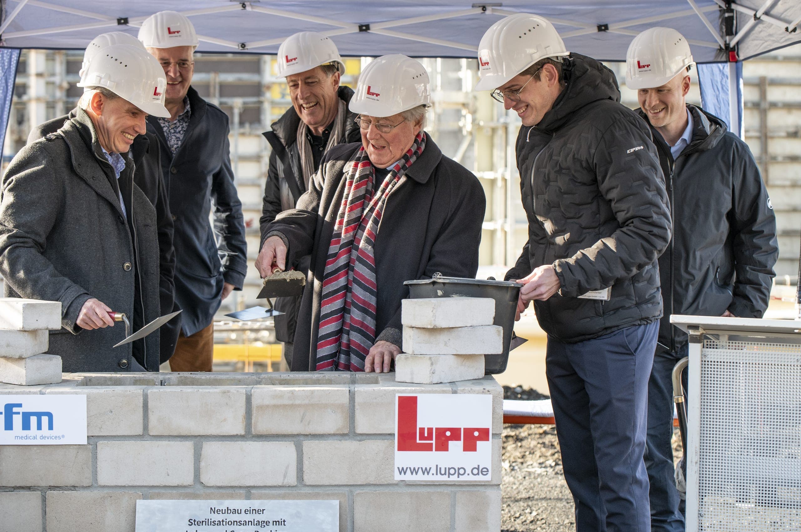 Sterilisationsanlage, Labor und Warenumschlagplatz